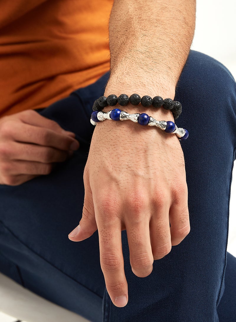 English Laundry - Set of 2 Exquisite Design Beads Bracelet - Image 1