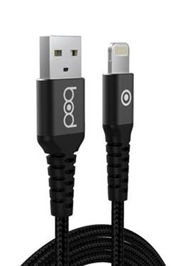 BOD Lightning Data Sync And Charging Cable Black - Image 3