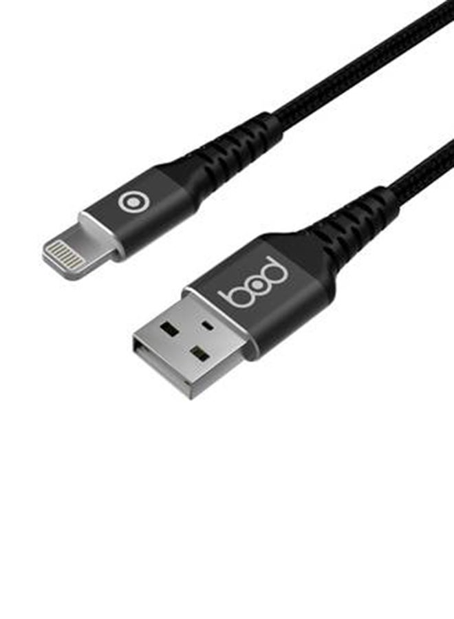 BOD Lightning Data Sync And Charging Cable Black - Image 5
