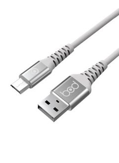 BOD Micro USB Data Sync And Charging Cable White  - Image 4