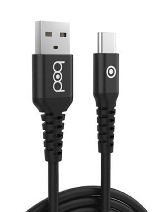 BOD Type-C Data Sync And Charging Cable Black - Image 2
