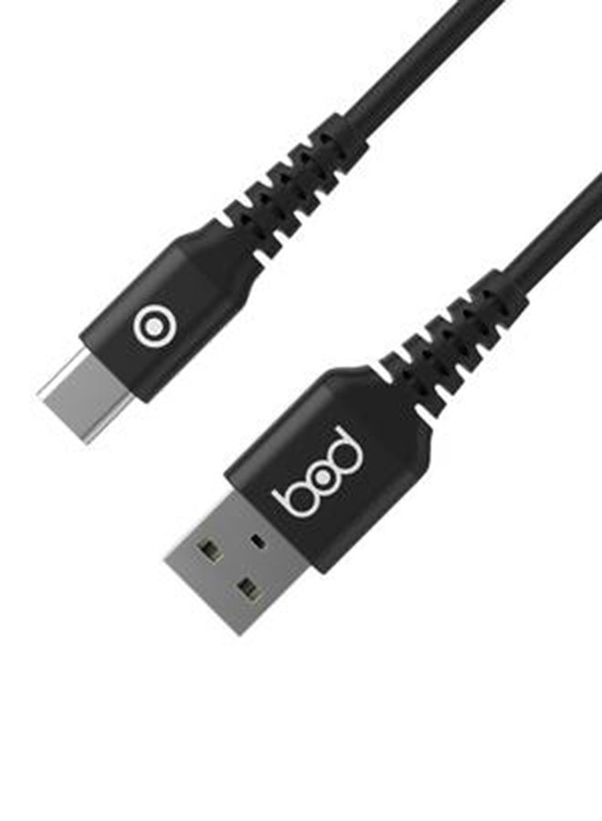 BOD Type-C Data Sync And Charging Cable Black - Image 3