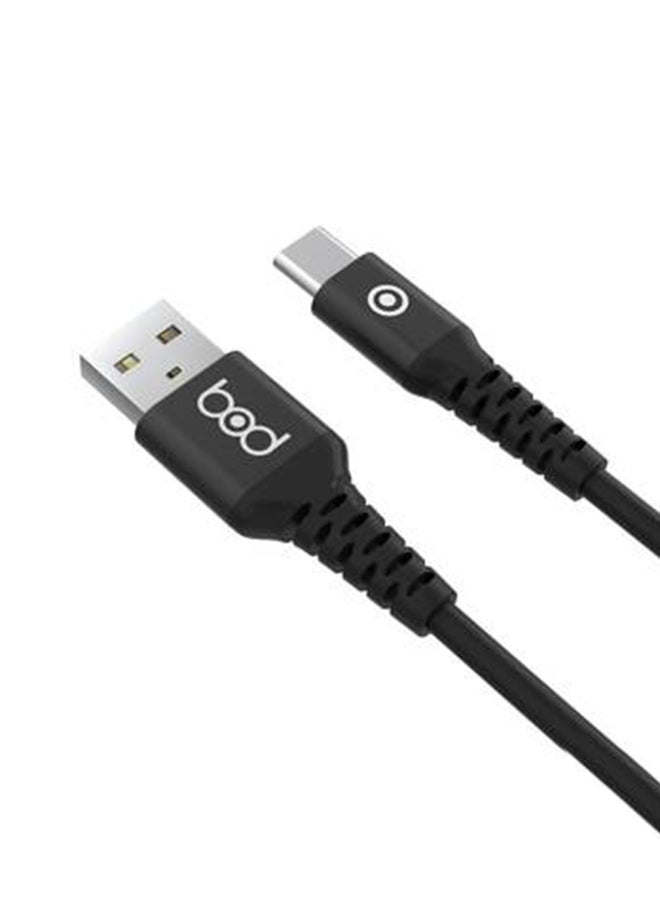 BOD Type-C Data Sync And Charging Cable Black - Image 4
