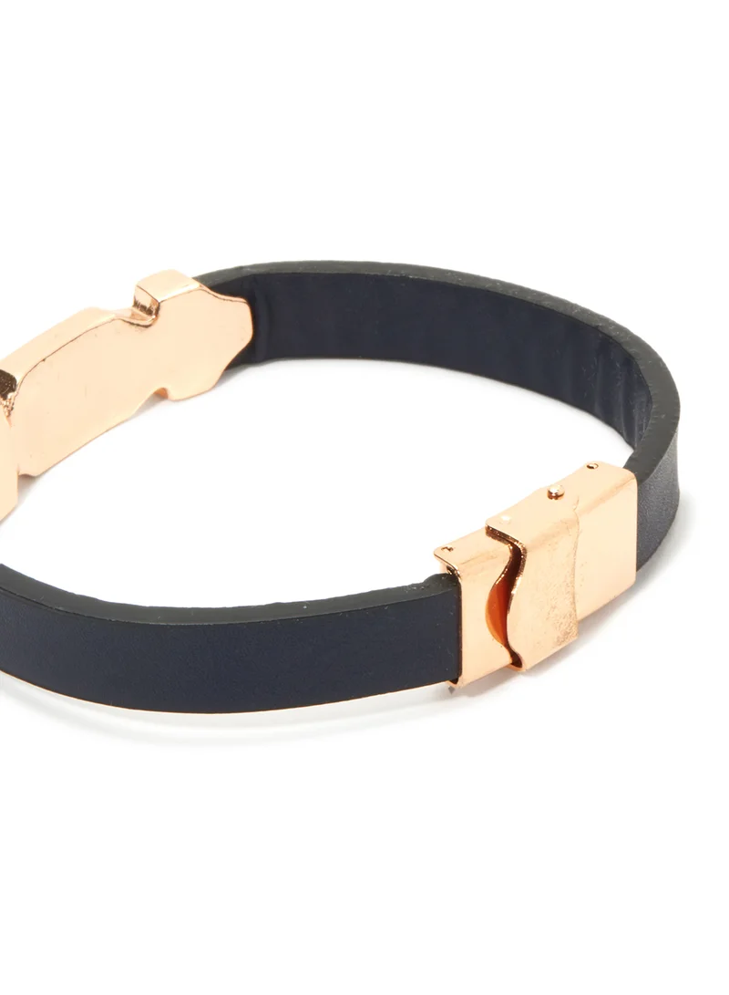 English Laundry Set of 2 Leather and Beads Bracelet