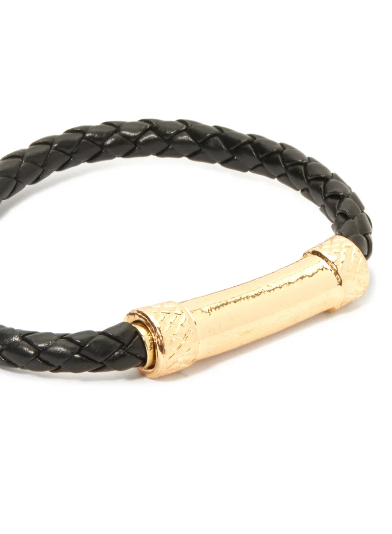 English Laundry Set of 2 Leather and Beads Bracelet