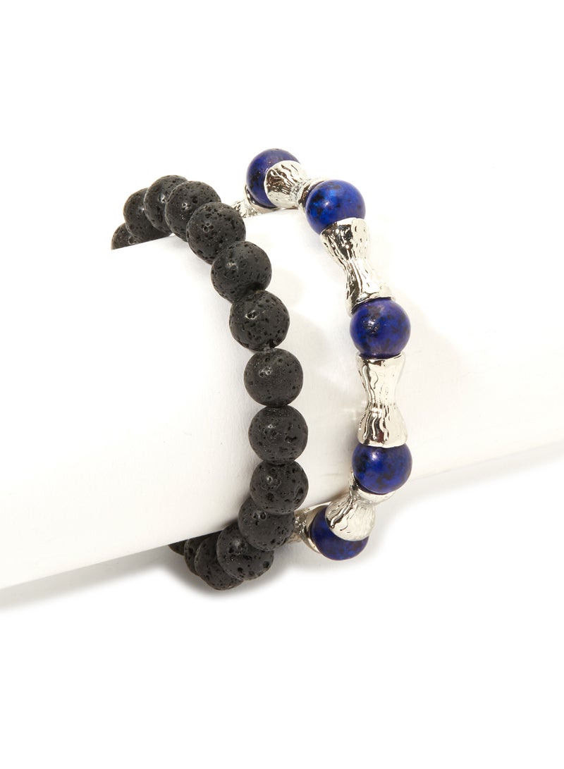 English Laundry - Set of 2 Exquisite Design Beads Bracelet - Image 1