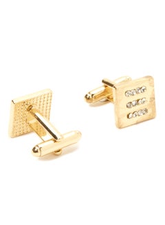 Classic Square Cyrstal Studded Cufflinks - v1575441000/N29141903A_2