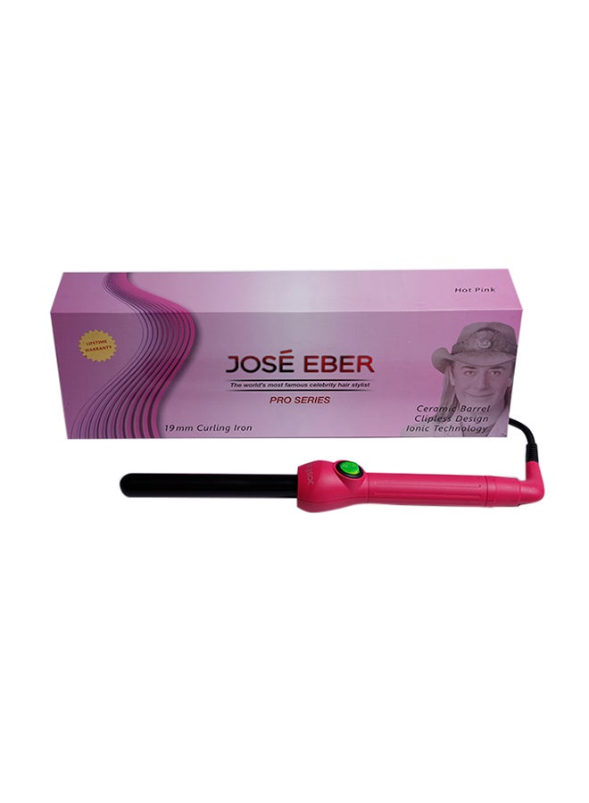 JOSE EBER Professional Curling Iron Pink/Black