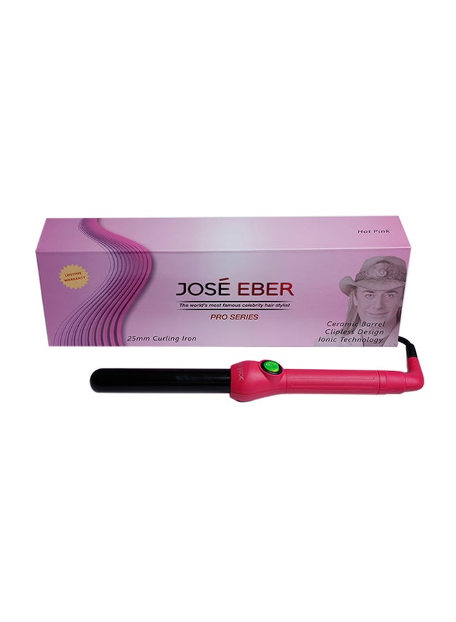 JOSE EBER Professional Curling Iron Pink/Black