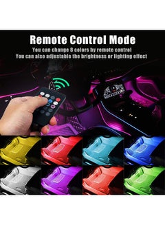 Generic 3-Piece Car LED Light With Music Sensor And Remote Control  - Image 3