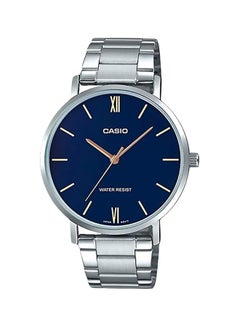 CASIO Men's Water Resistant Analog Watch MTP-VT01D-2BUDF - 40 mm - Silver  - Image 1