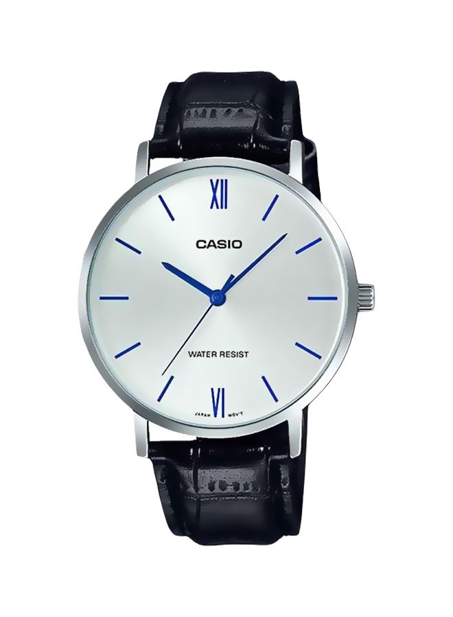 CASIO - Men's Enticer Analog Watch MTP-VT01L-7B1UDF - 40 mm - Black - Image 1