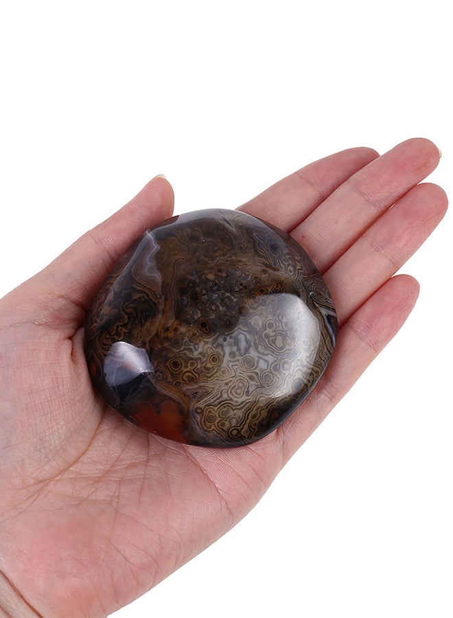 Natural Agate Crystal Stone Brown - Image 4