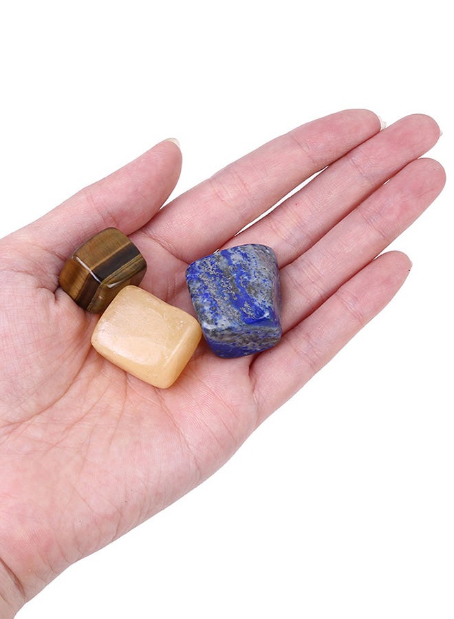 10-Piece Natural Crystal Gemstone Multicolour 15.00x2.00x10.64cm