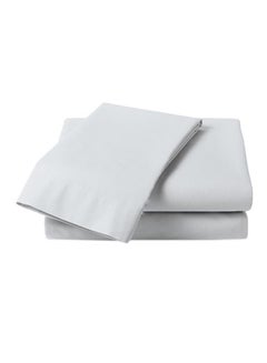 Comfort Solid Flat Bedsheet Cotton White 270x240cm 