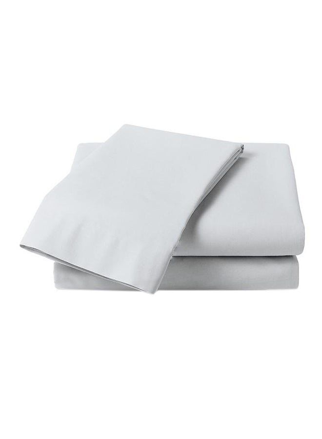 Comfort Solid Flat Bedsheet Cotton White 270x240cm