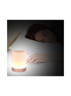 Generic Touch Lamp Portable Quran Speaker 19 x 16 x 11 cm ABS Material Gold/White  - Image 3