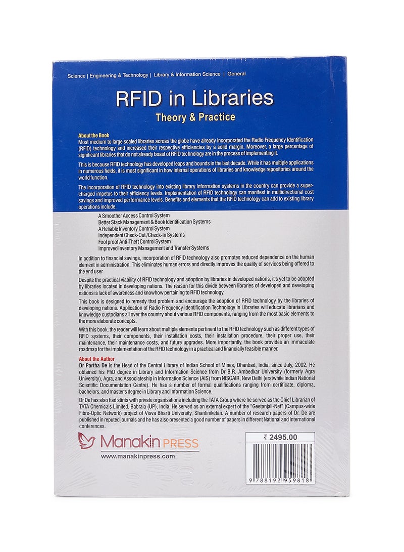 RFID In Libraries: Theory And Practice Paperback English by Partha De - 2015 - Image 2