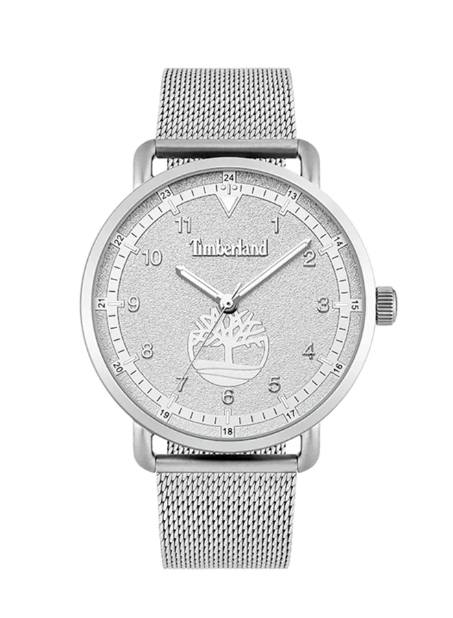 Timberland ROBBINSTON Round Shape Stainless Steel Analog Wrist Watch 45 mm - Silver - T TBL15939JS-79MM