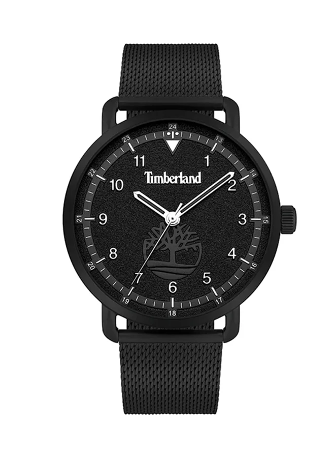 Timberland ROBBINSTON Round Shape Stainless Steel Analog Wrist Watch 45 mm - Black - T TBL15939JSB-02MM