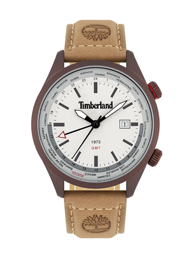 Timberland Leather Analog Wrist Watch  T Tbl15942Jsbn-13