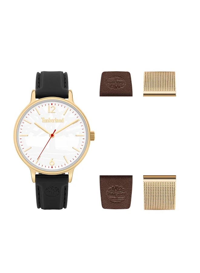 Timberland women Leather Analog Watch Set T Tbl15962Myg-63Set  - Image 1
