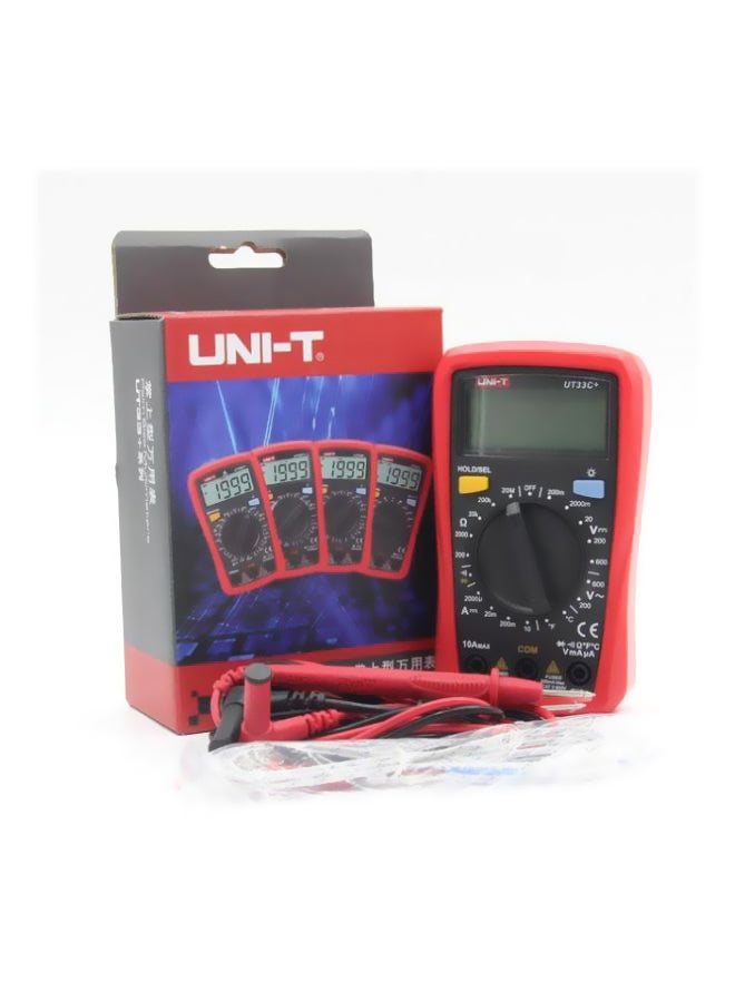 UT33C Palm Size Digital Multimeter Red - v1575458788/N24130477A_3