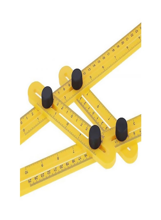 مسطرة لقياس الزوايا أصفر/أسود - Image 5
