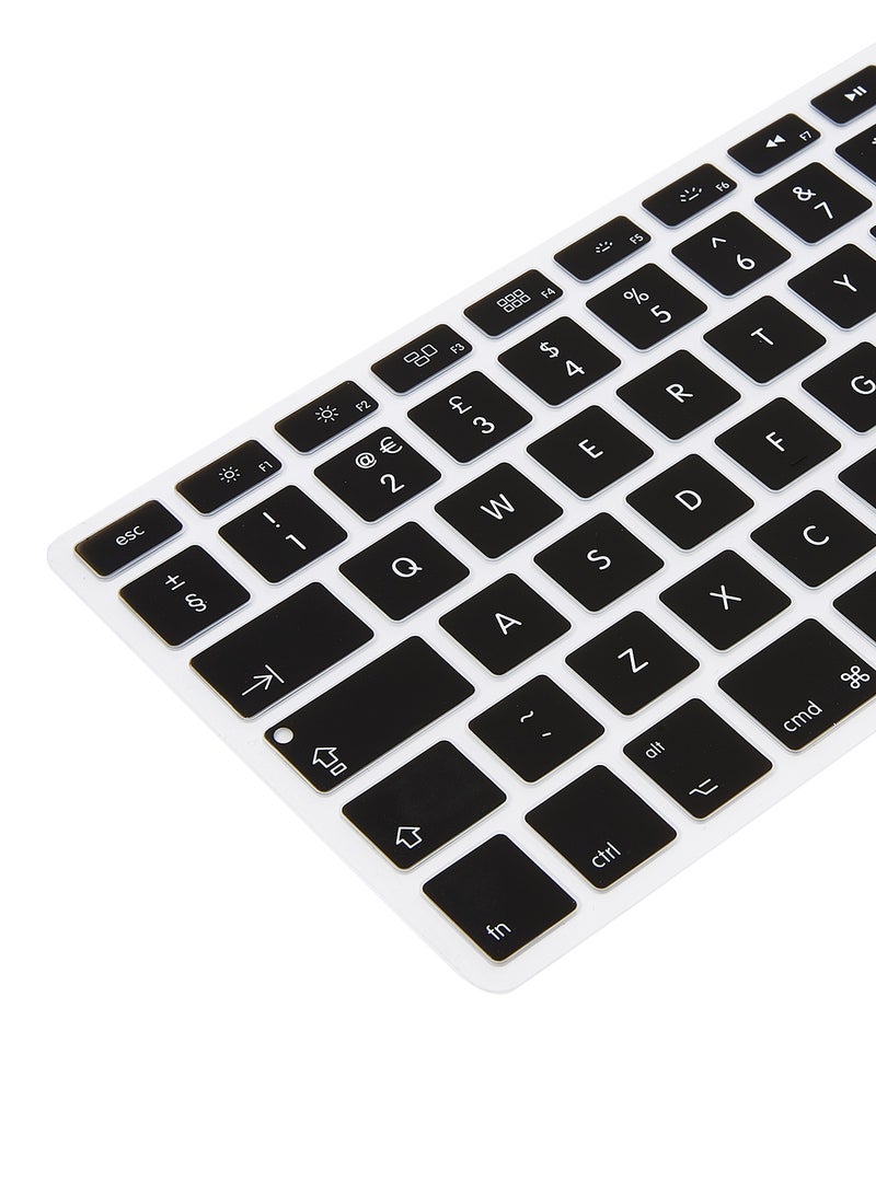 Generic - UK Layout Keyboard Skin For Apple MacBook A1466 A1369 A1398 A1425 A1502 13/15/17 inch Macbook Pro Black - Image 1