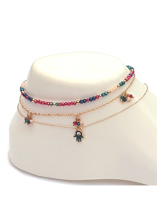 Alwan - Multi-Strand Anklet - Image 1