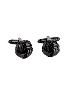 Alloy Twisted Hollow Design Cufflinks