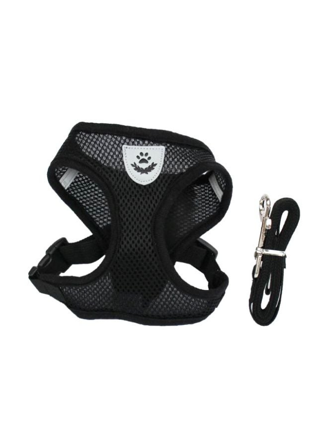 Breathable Mesh Chest Strap Black L