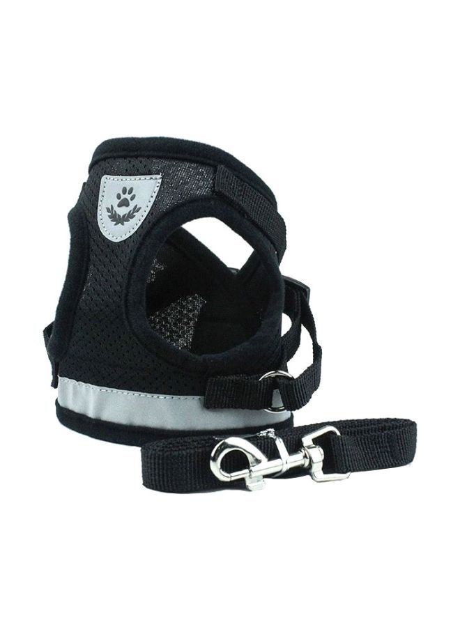 Vest Type Chest Strap With Reflective Rope Black S