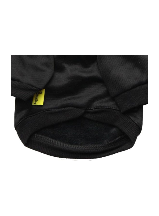 Security Printed Warm Vest Black - Image 5