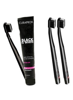 Black Is White Activated Charcoal Toothpaste With Cs 5460 2 Toothbrush
