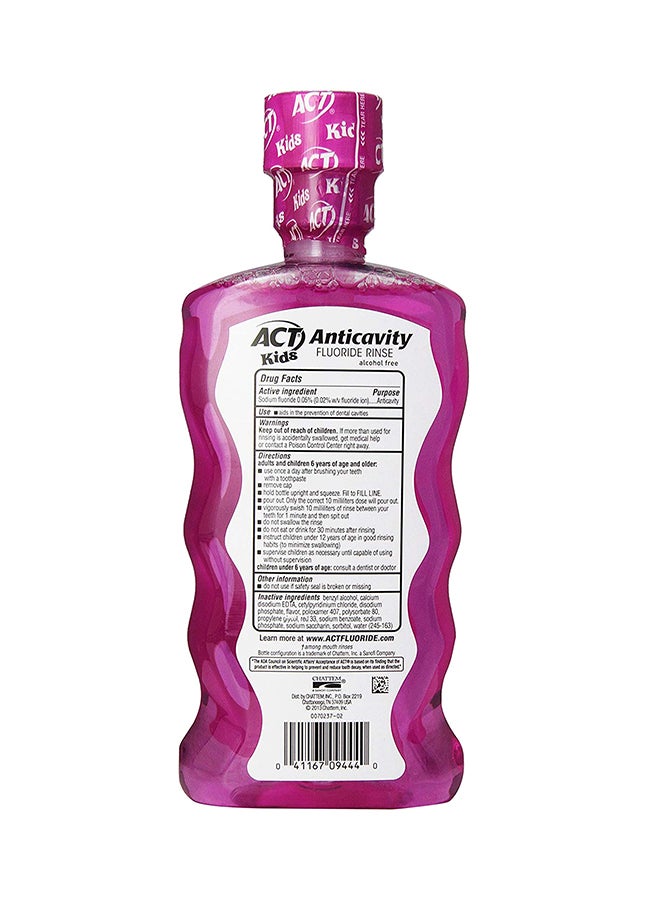 ACT Anti-Cavity Bubblegum Blowout Fluoride Rinse 500ml - Image 2