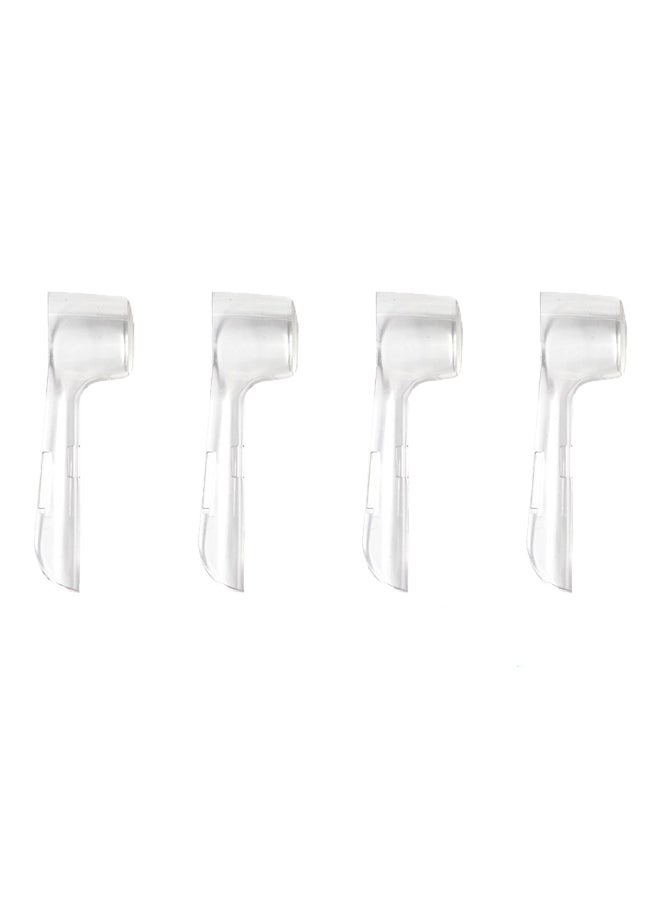 ألابينا مجموعة أغطية لحماية رؤوس الفرش البديلة من 4 قطع أبيض - Image 1