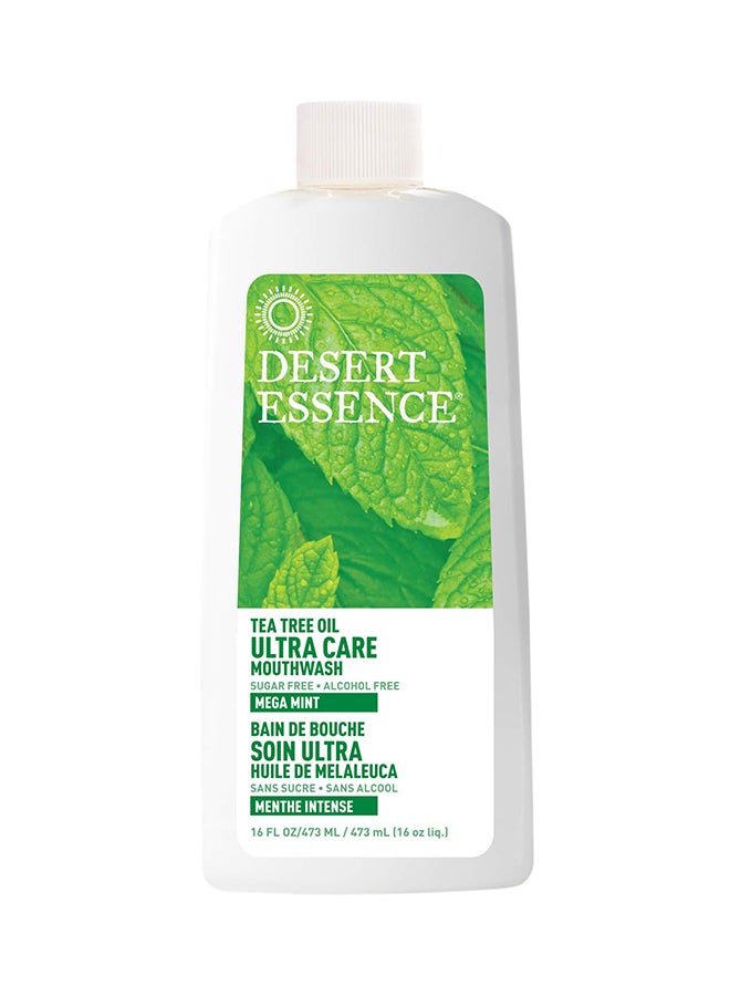 Desert Essence Natural Tea Tree Oil Ultra Care Mega Mint Mouthwash - Image 1