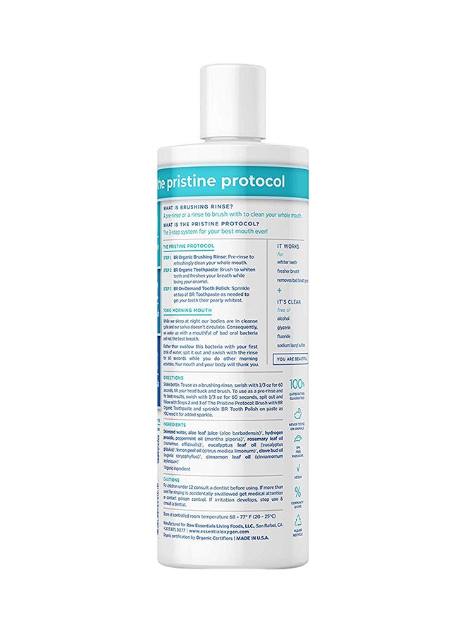 Essential Oxygen Natural Brushing Rinse Whiter Teeth Peppermint Mouthwash  - Image 2