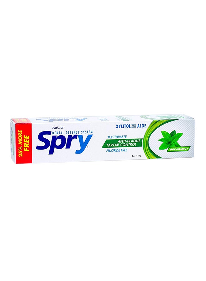 Spry Natural Spearmint Anti Plaque Toothpaste  - Image 3