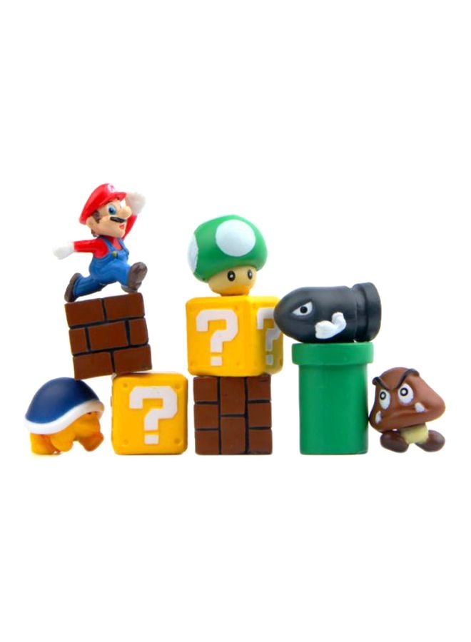 10-Piece Super Mario Bullet Mushroom Turtle Figure Set - Image 1
