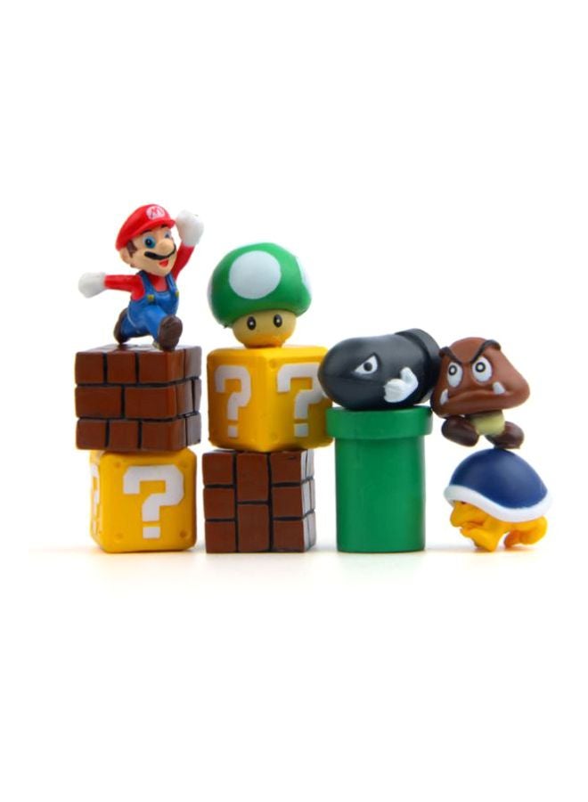10-Piece Super Mario Bullet Mushroom Turtle Figure Set - Image 2