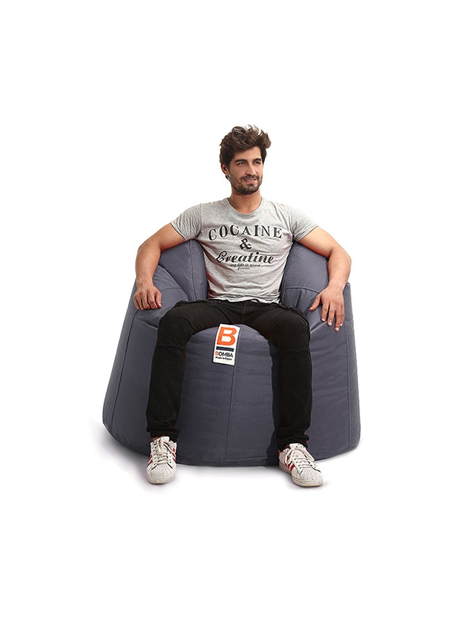BOMBA - Pumpy Bean Bag Grey 100x95x80centimeter - Image 1