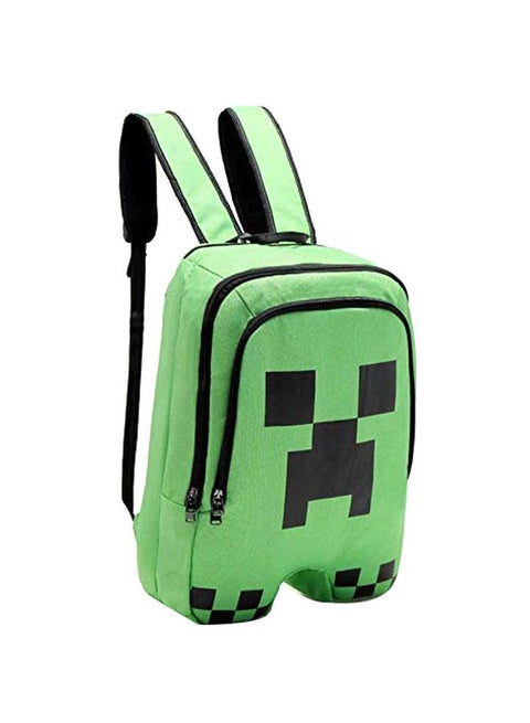 Minecraft Pattern Design Backpack Green/Black