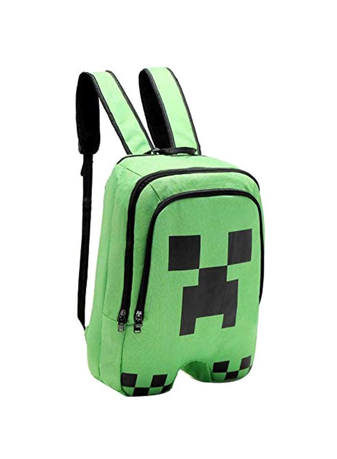 Minecraft Pattern Design Backpack Green/Black