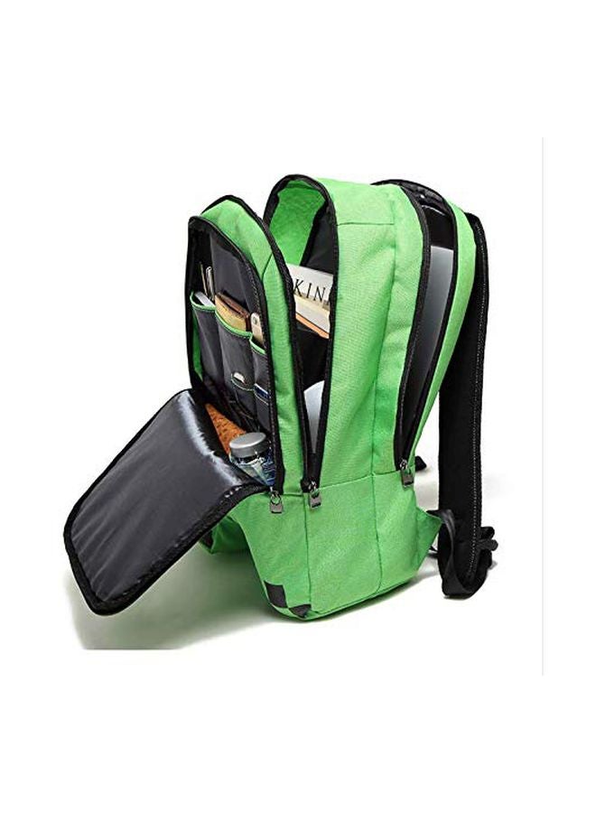 Minecraft Pattern Design Backpack Green/Black