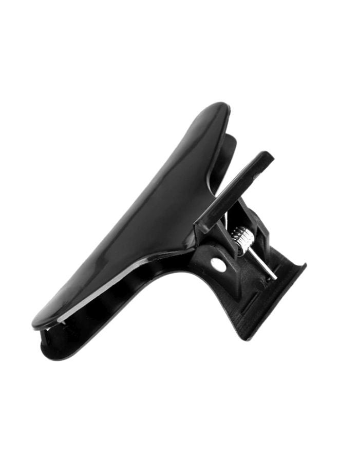 12-Piece Fashion Plastic Butterfly Hair Claw Black