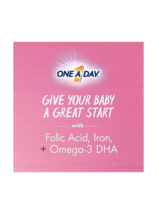 وان-أ-داي مكمل متعدد الفيتامينات والأملاح المعدنية لفترة ما قبل الولادة - 30 كبسولة جيلاتينية - Image 2