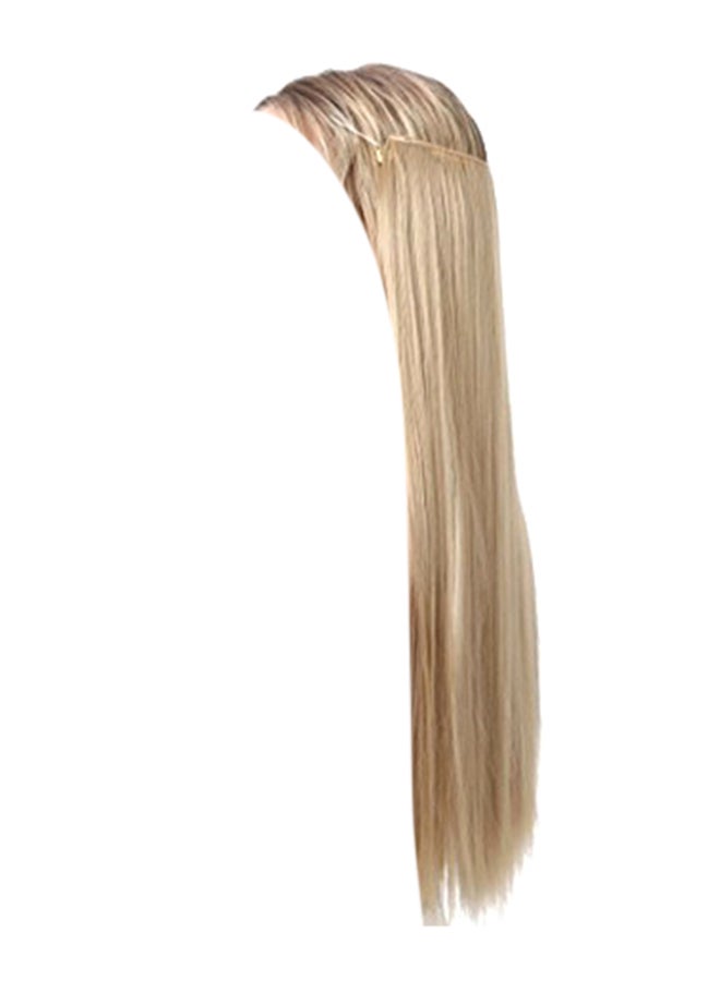 سارلا وصلة شعر هالو طويلة ومستقيمة بني