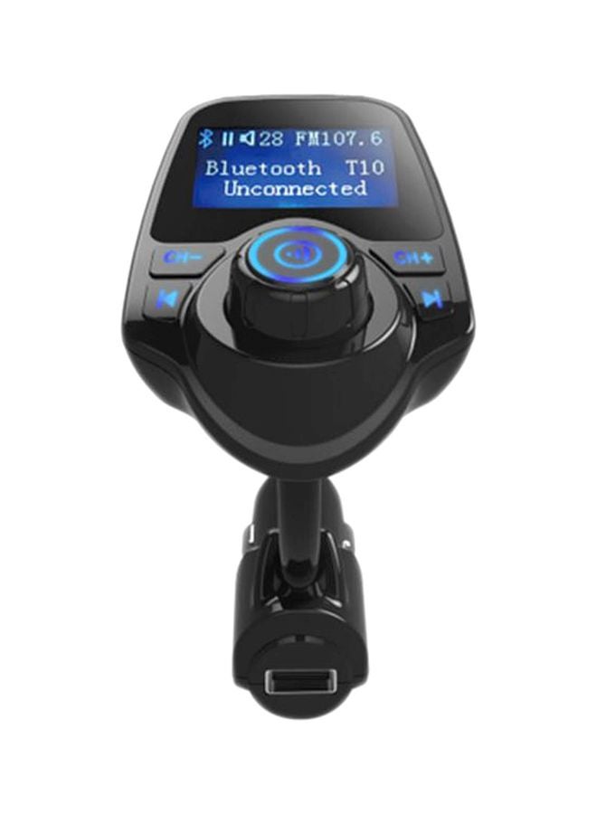 Bluetooth FM Transmitter Car Kit T10 Black 